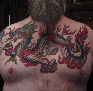tibetan dragon tattoo